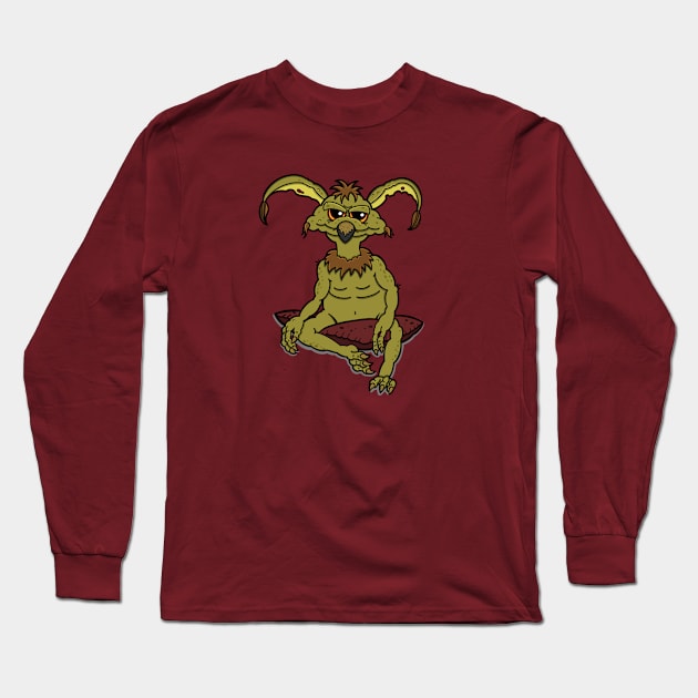 Space monkey Long Sleeve T-Shirt by NikInked